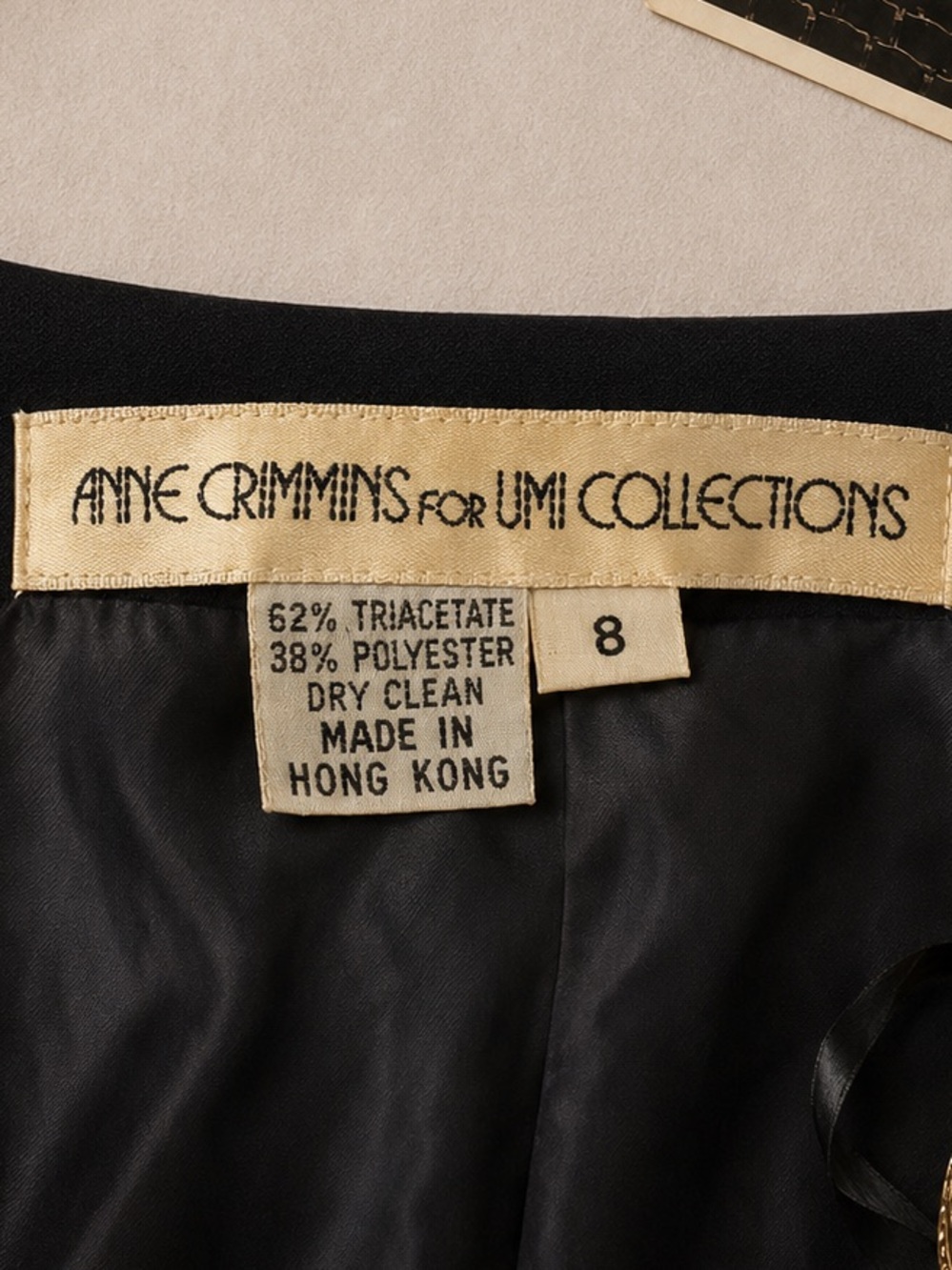 Anne Crimmins UMI Collections Theater Blazer 8 Vintage Embellished Artsy Jacket - Picture 5 of 5